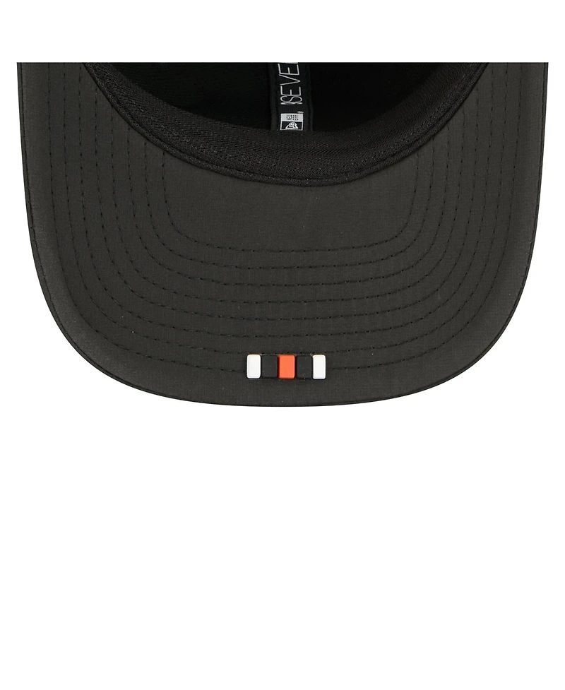 New Era Men's Black Cincinnati Bengals 2025 Sideline 9SEVENTY Trucker Adjustable Hat