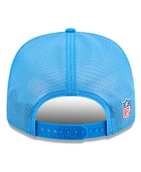 New Era Men's Blue Detroit Lions 2025 Sideline 9SEVENTY Trucker Adjustable Hat