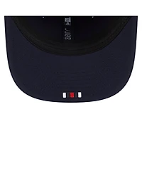 New Era Men's Navy Houston Texans 2025 Sideline H-Town 9SEVENTY Trucker Adjustable Hat