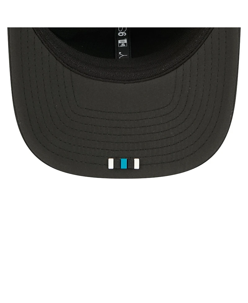 New Era Men's Black Jacksonville Jaguars 2025 Sideline 9SEVENTY Trucker Adjustable Hat