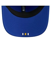 New Era Men's Royal Los Angeles Rams 2025 Sideline Throwback 9SEVENTY Trucker Adjustable Hat