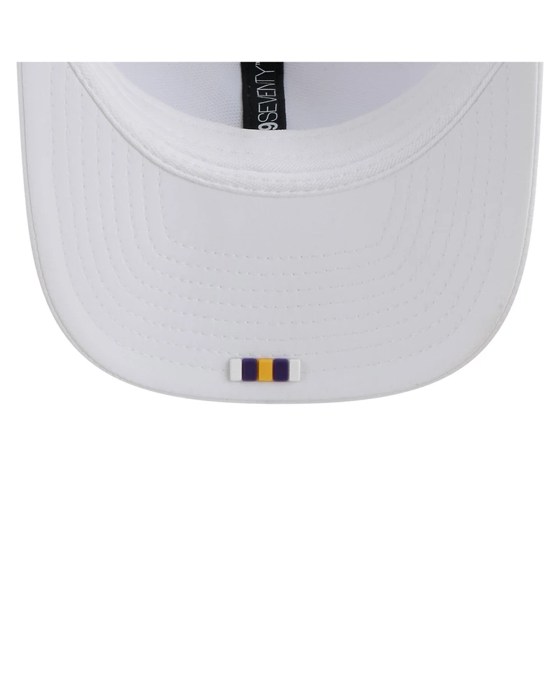 New Era Men's White Minnesota Vikings 2025 Sideline 9SEVENTY Trucker Adjustable Hat