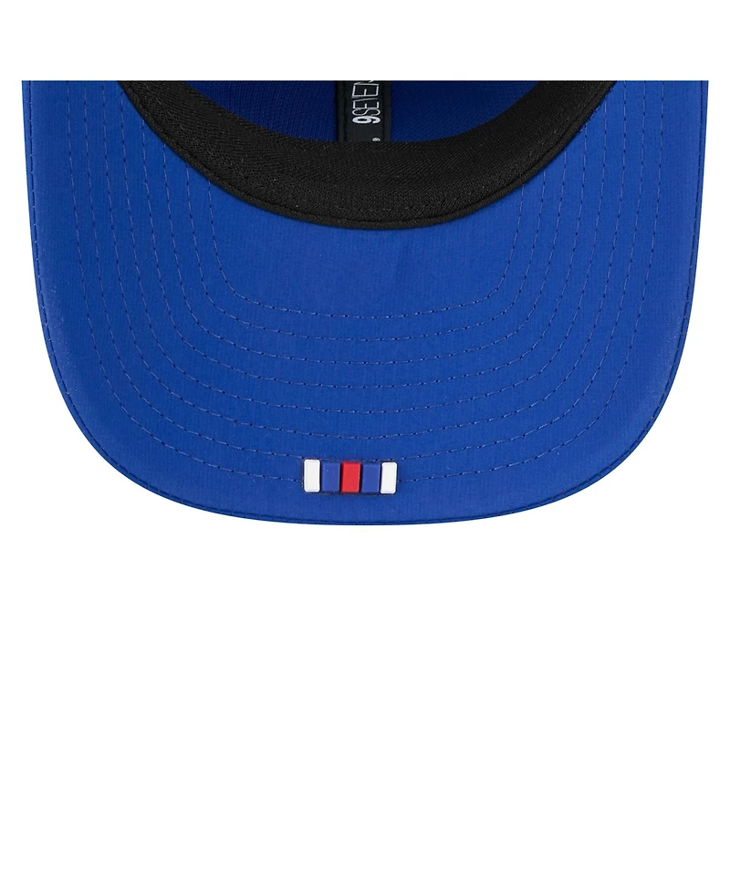 New Era Men's Royal New York Giants 2025 Sideline 9SEVENTY Trucker Adjustable Hat