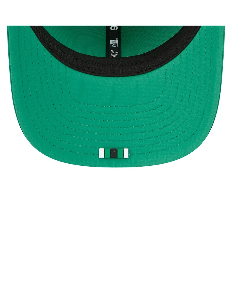 New Era Men's Kelly Green Philadelphia Eagles 2025 Sideline Throwback 9SEVENTY Trucker Adjustable Hat