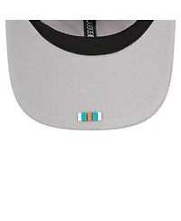 New Era Men's Gray Miami Dolphins 2025 Sideline 9SEVENTY Adjustable Trucker Hat