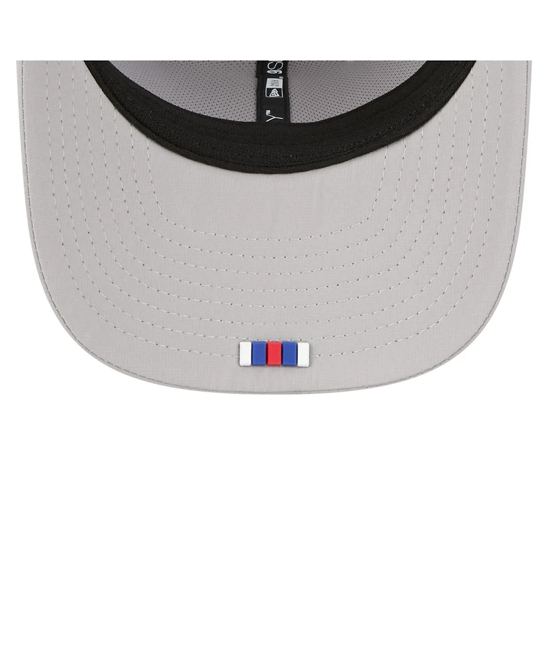 New Era Men's Gray New York Giants 2025 Sideline 9SEVENTY Adjustable Trucker Hat