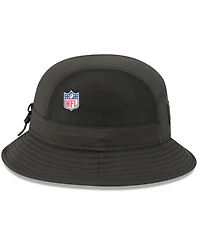 New Era Men's Black Atlanta Falcons 2025 Sideline Bucket Hat