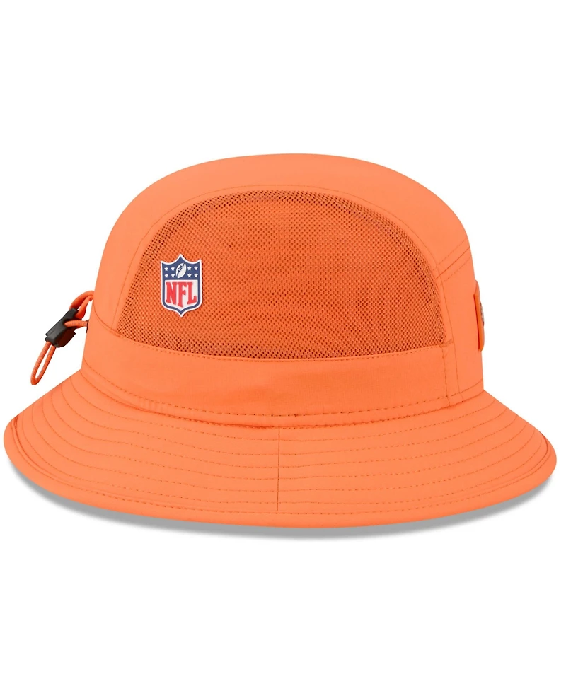 New Era Men's Orange Denver Broncos 2025 Sideline Bucket Hat