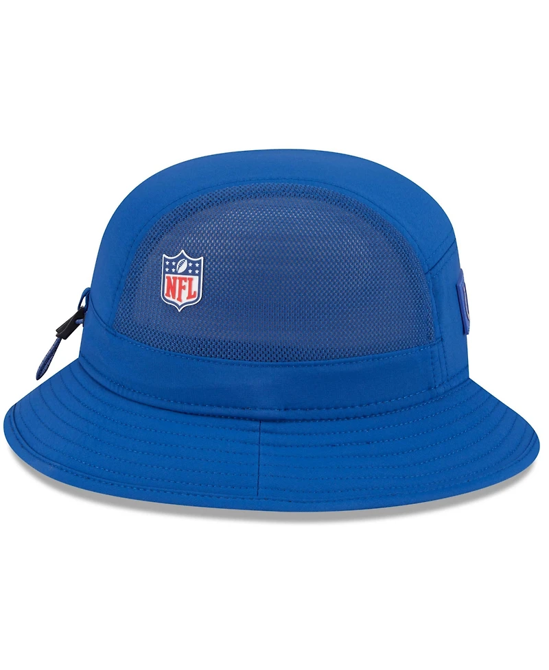 New Era Men's Royal Indianapolis Colts 2025 Sideline Bucket Hat