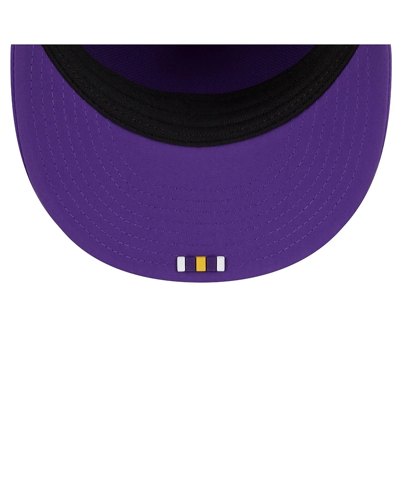 New Era Men's Purple Minnesota Vikings 2025 Sideline Retro Crown 59FIFTY Fitted Hat