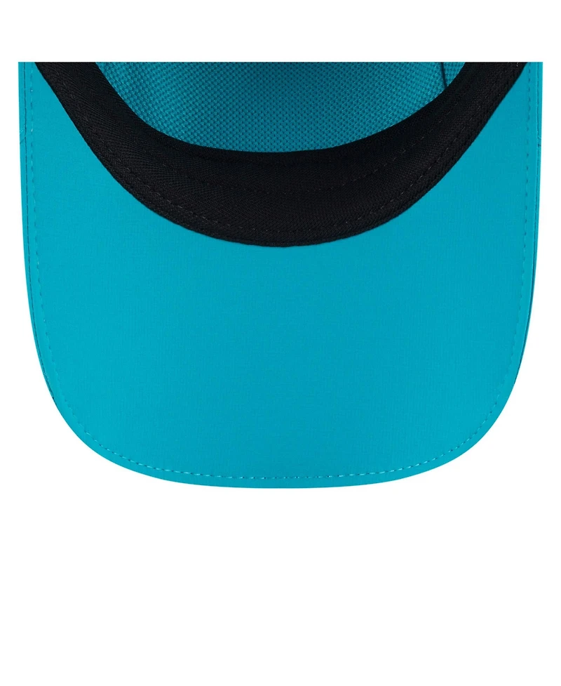 New Era Men's Aqua Miami Dolphins 2025 Sideline Runner Adjustable Hat