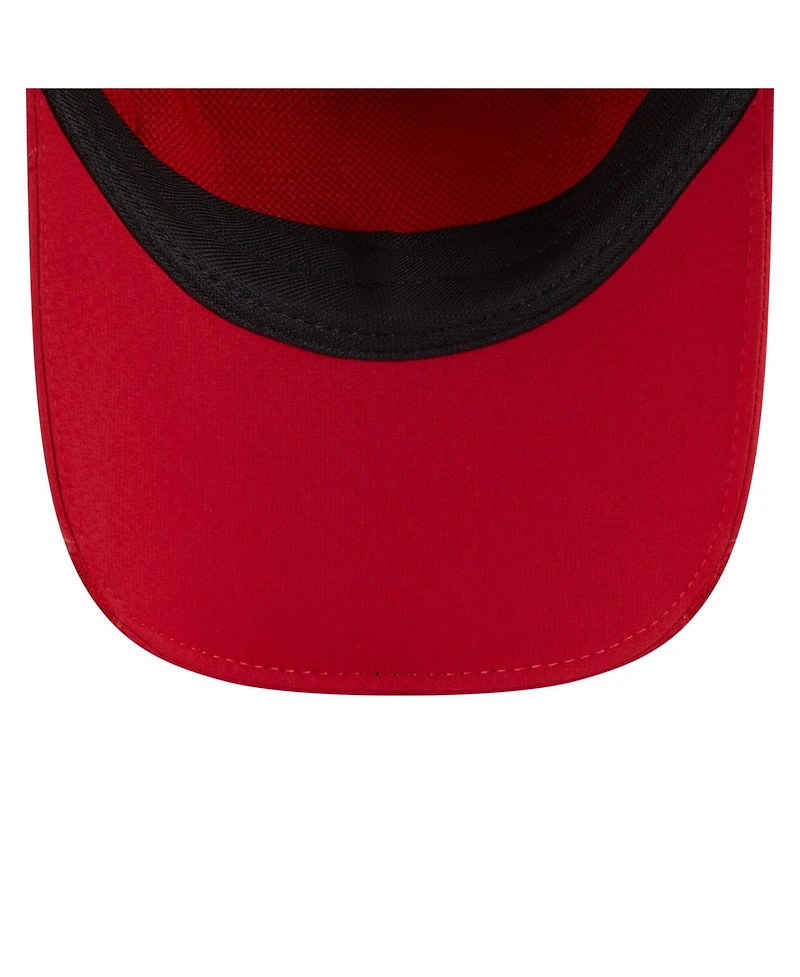 New Era Men's Scarlet San Francisco 49ers 2025 Sideline Runner Adjustable Hat