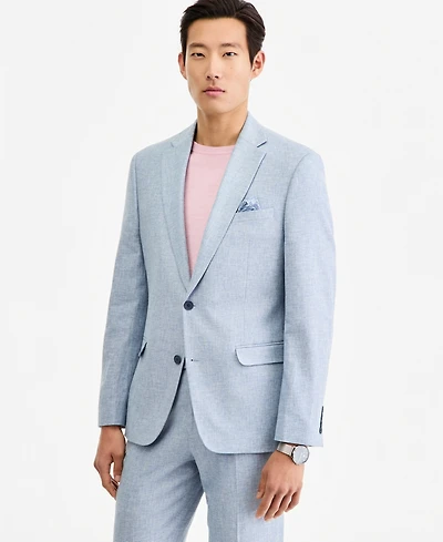 Bar Iii Men's Slim-Fit Linen-Blend Suit Separates Jacket, Macy's Exclusive