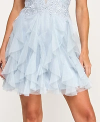 pear culture Juniors' Sleeveless Sweetheart Dress