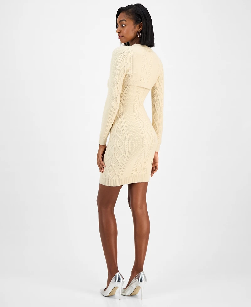 Guess Women's Daphne Shrug Sweater Dress