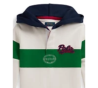 Polo Ralph Lauren Toddler and Little Boys Logo Fleece Rugby Hoodie