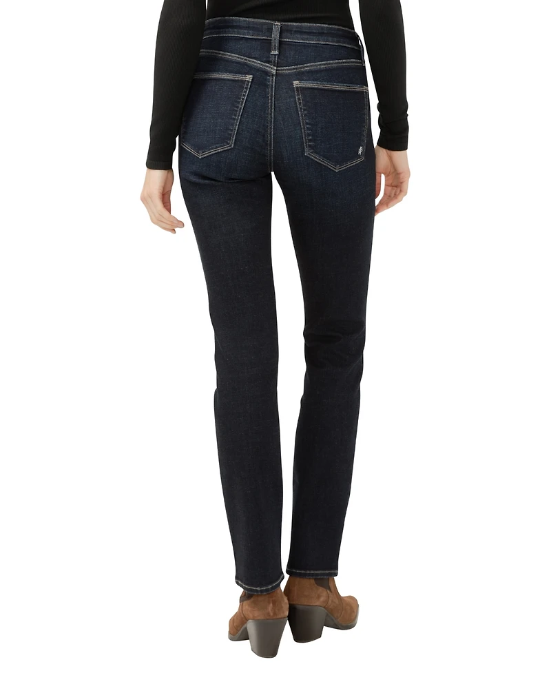 Silver Jeans Co. Women's Most Wanted Mid Rise Straight Leg