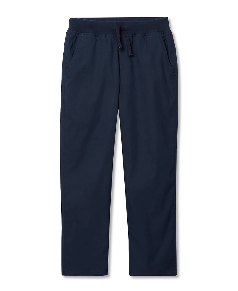Lands' End Boys Iron Knee Stretch Jersey Lined Pull On Pants