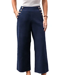 Cupshe Women's Seafarer Blue Pants