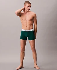 Calvin Klein Men's 3-Pack Icon Stretch Low Rise Trunks