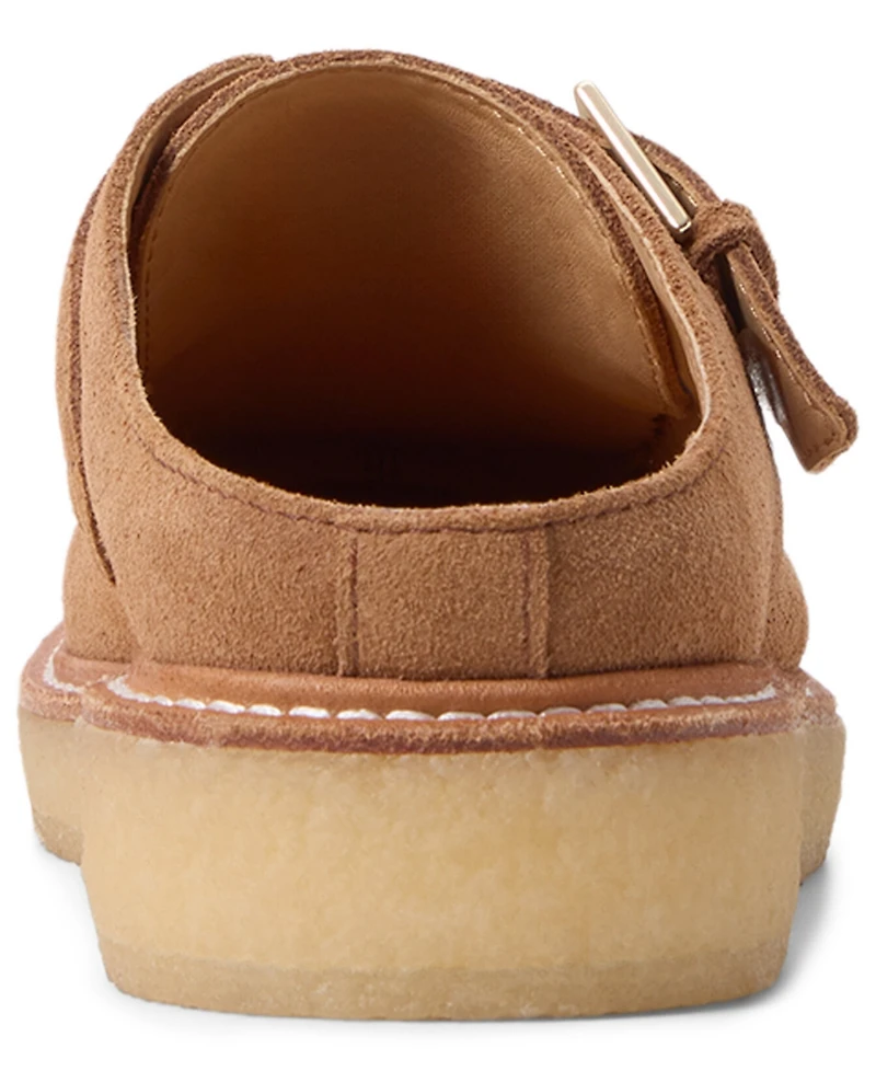 Sperry Women's Captain's Oxford Round Toe Crepe Mules