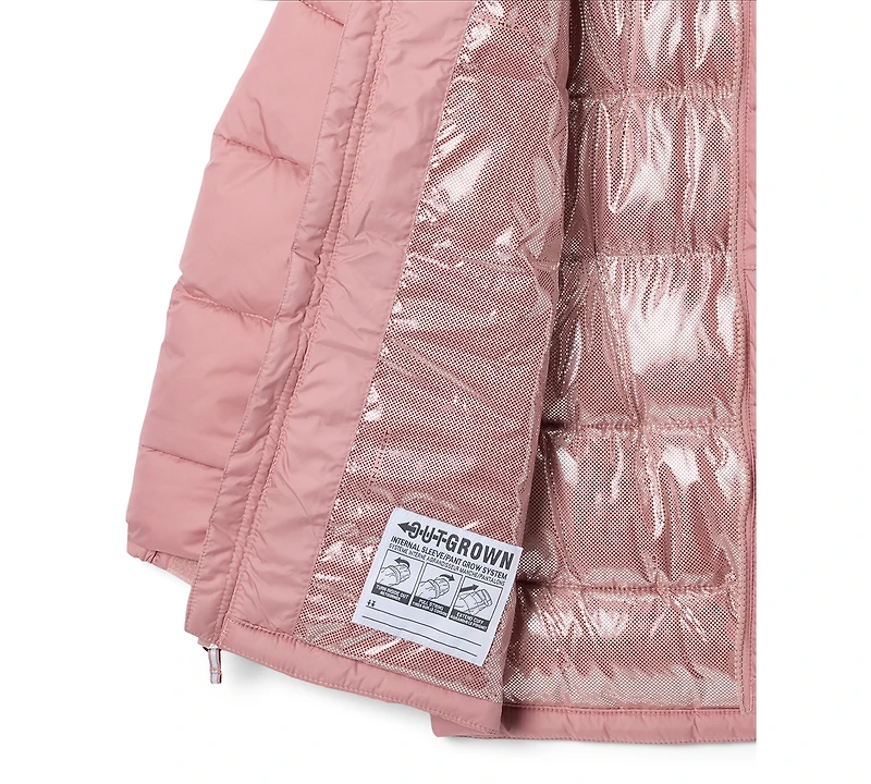 Columbia Big Girls Pike Lake Quilted Full-Zip Hooded Puffer Jacket