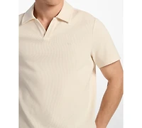 Michael Kors Men's Dense Rib Johnny Collar T-Shirt