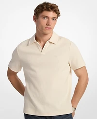 Michael Kors Men's Dense Rib Johnny Collar T-Shirt