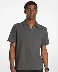Michael Kors Men's Dense Rib Johnny Collar T-Shirt