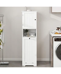 Casainc Tilt-Out Laundry Cabinet with One Compartment and Single Door
