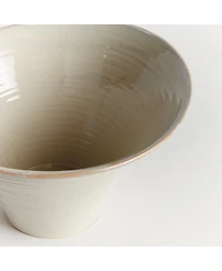 Napa Home & Garden Cotes Pot Large - White Stoneware Planter w/ Drain Hole