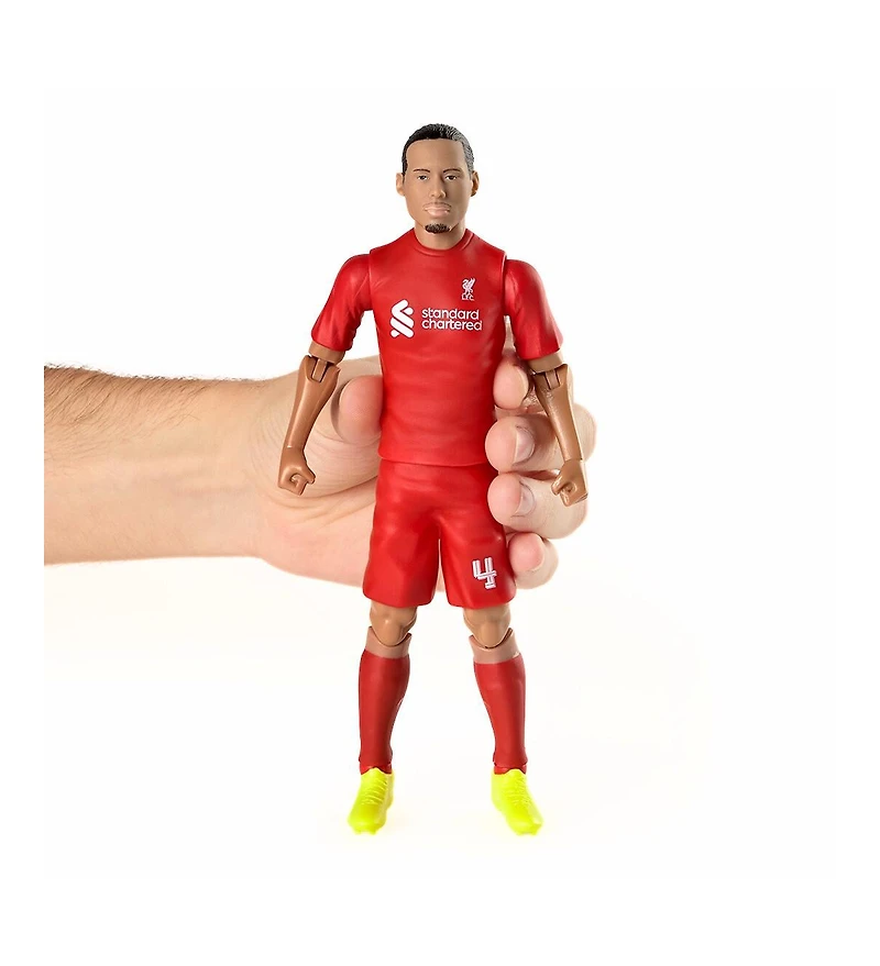 Banbo Toys Sockers Liverpool Van Dijk 8" Collectible Soccer Action Figure