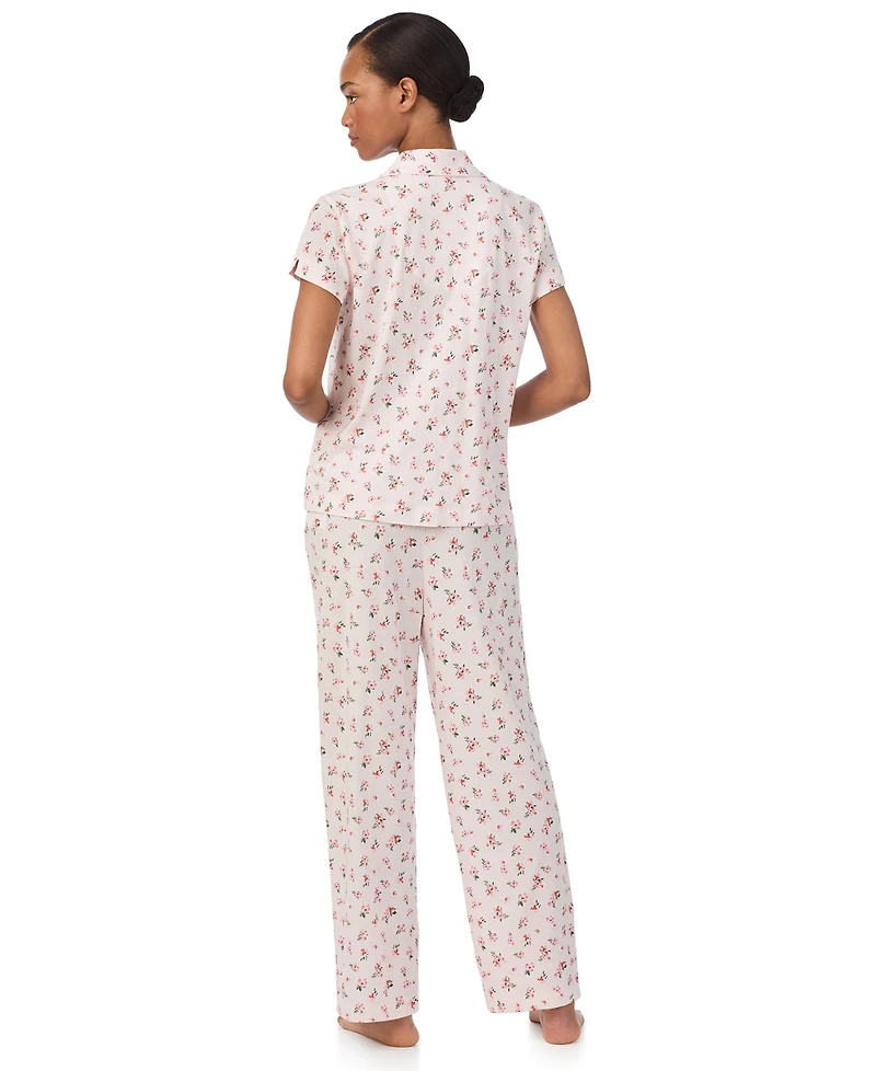 Lauren Ralph Women's Short Sleeve Pajama Set