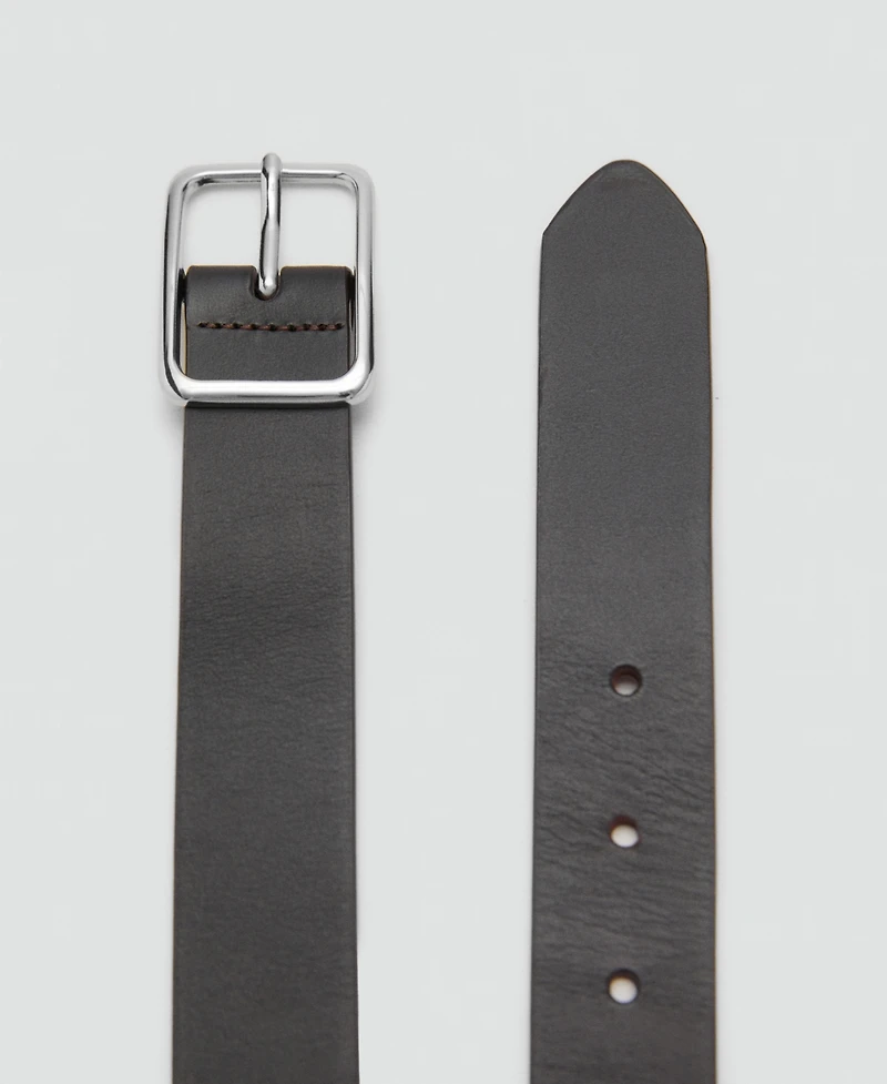 Mango Men's Leather Belt