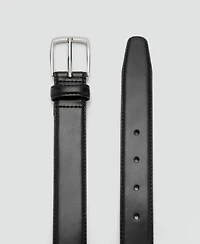 Mango Men's Nappa Leather Belt