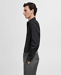 Mango Men's Slim-Fit Cotton Poplin Dress Shirt