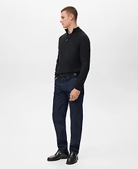 Mango Men's Perkins Neck Wool Sweater