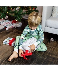 Sant and Abel Kids Martinique Green Banana Leaf Pj Set