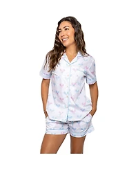 Sant and Abel Women's Tennis Bows Short Pj Set