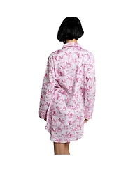 Sant and Abel Women's Skydog Pink Toile Night Shirt