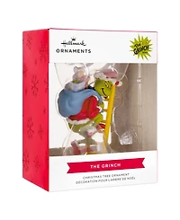 Hallmark Dr. Seuss's The Grinch on Ladder Christmas Tree Ornament