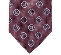 Brooks Brothers Men's Dot Ground Medallion Tie