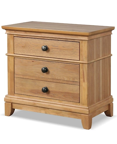 Furniture of America Wellington 26.5" Wood 2-Drawer Nightstand