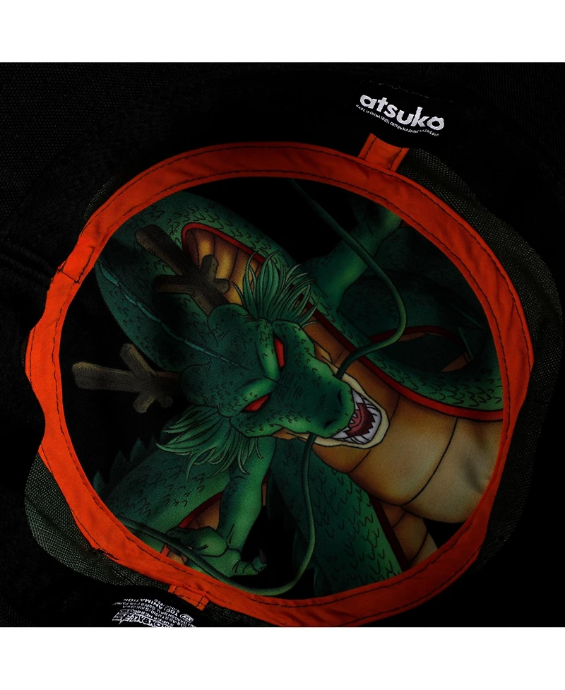 Dragon Ball Z Men's Dragon Ball Super: Super Hero Shenron Green Bucket Hat With Cargo Pocket