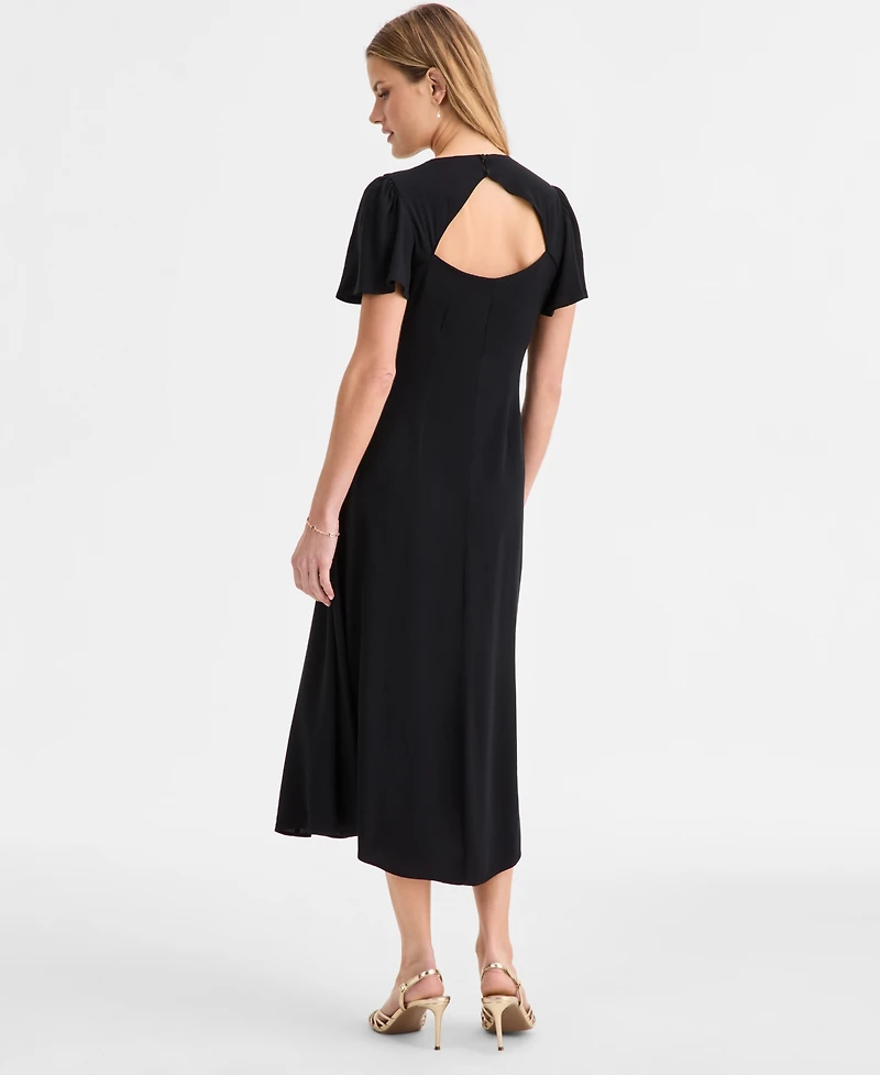 On 34th Women's Flutter-Sleeve Midi Dress, Macy's Exclusive
