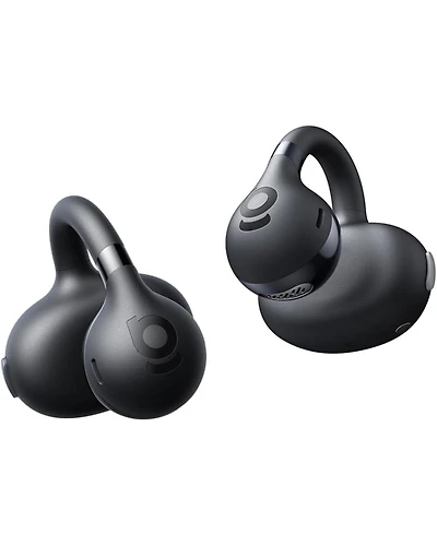Baseus Bass BC1 Open Ear Earbuds Clip-On Headphones, Open-Ring Comfort with Tri-Curve Snug Clip,4-Mic Clear Calls, IP55 Waterproof, 38H Playtime