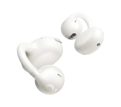 Baseus Bass BC1 Open Ear Earbuds Clip-On Headphones, Open-Ring Comfort with Tri-Curve Snug Clip,4-Mic Clear Calls, IP55 Waterproof, 38H Playtime