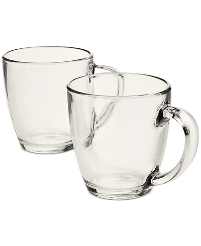 Arch Studio Tapered Glass Mugs, Set of 2, Macy's Exclusive