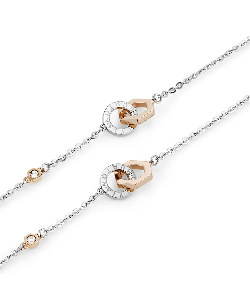 Olivia Burton Interlink Two Tone Stainless Steel Gift Set