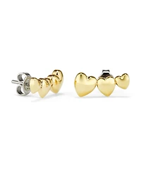 Olivia Burton Mini Heart Gold Tone Stainless Steel Earrings